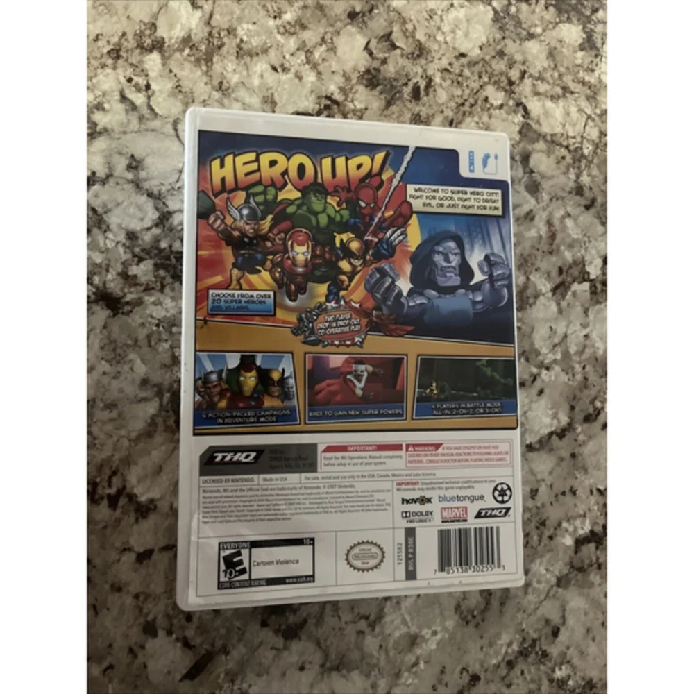 Marvel Super Hero Squad Game (Nintendo Wii) Complete‎ In Box-VGC